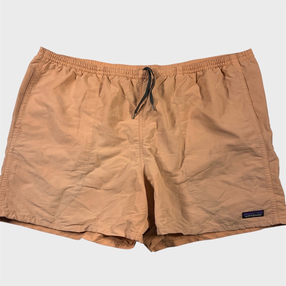 Patagonia Baggies Shorts Mens XXL Orange 5" Swim trunks‎ Lined Swimming